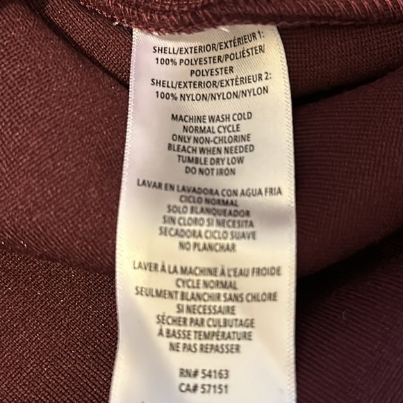 Bass Outdoor Sherpa B Warm burgundy jacketet - Picture 9 of 9